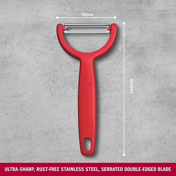 Victorinox YPSO Serrated Edge Double Sided Red Peel, 6.0963.1