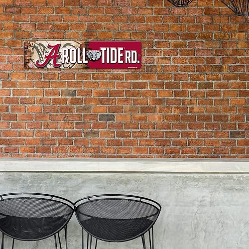 Vista 375 de Rico Industries Letrero de plástico de la NCAA de plástico de 4 x 16 pulgadas Alternativo