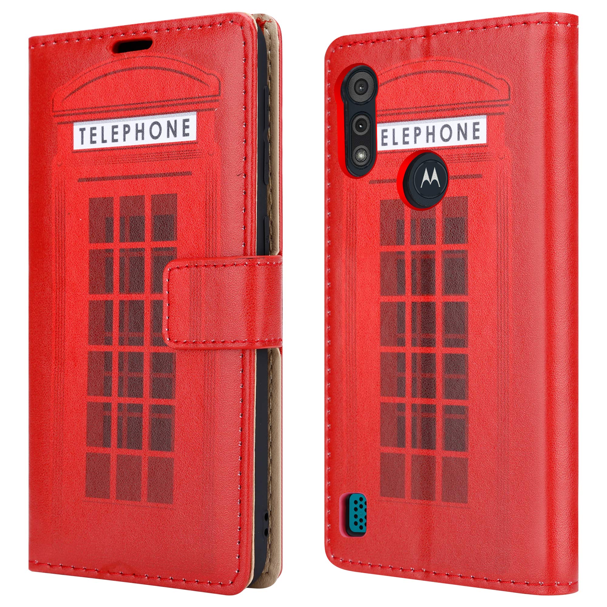 Case For Motorola Moto E7i Power XT2097 Leather Magnet Flip Wallet Phone Cover - Picture 34 of 36