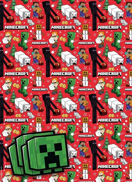 Danilo Promotions Christmas Wrapping Paper, 4 Sheet Tag for Gift Wrap, Multi