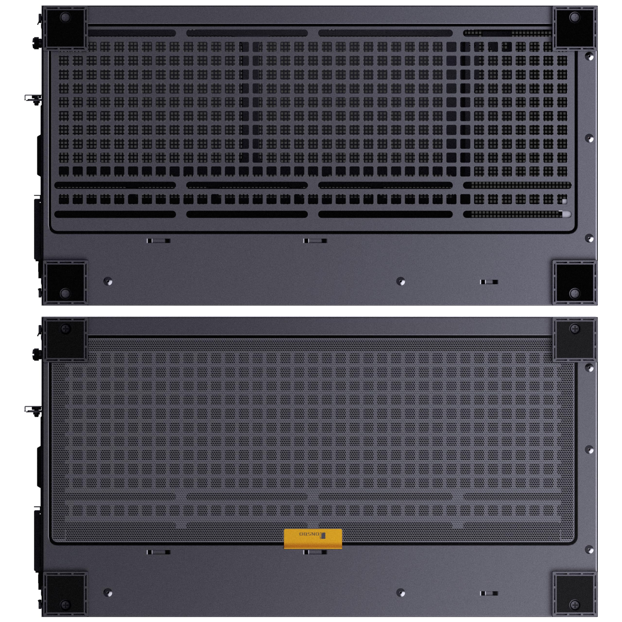 Jonsbo D32 STD Mesh Case PC Nero | Mini Case per Micro-ATX, compatibile con Back-Connect, forte flusso d'aria, compatto e elegante per build da gaming