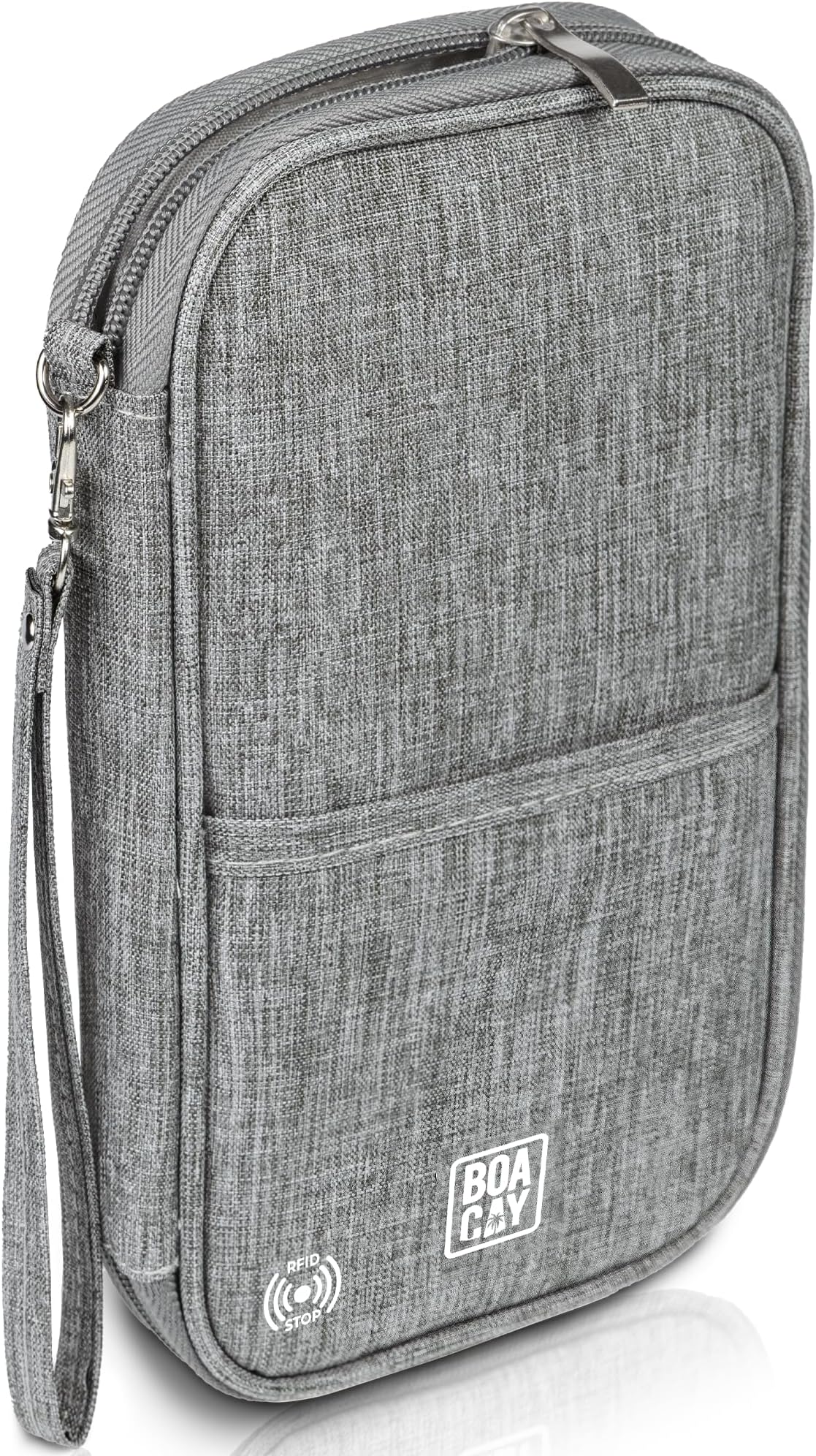 Family Passport Holder, RFID Travel Wallet for Women & Men, Document Organiser, Holiday Essentials & Waterproof Cover for Tickets, Money, Cards