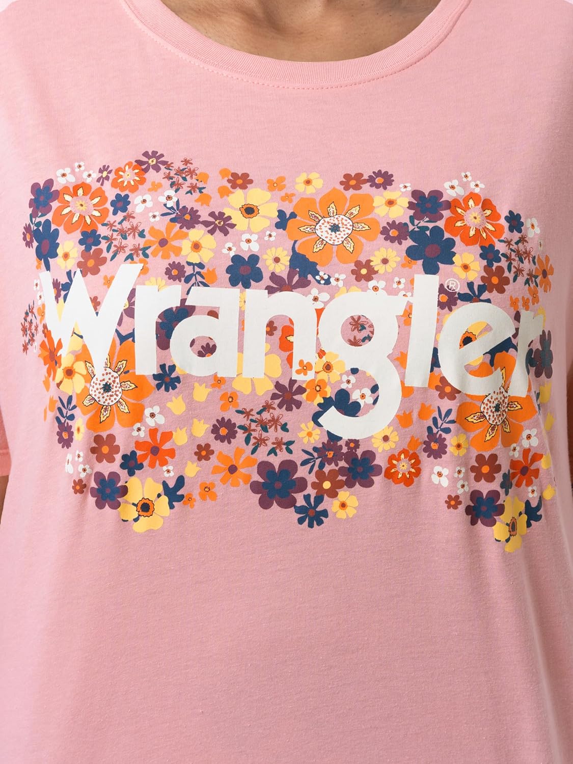 Wrangler womens Short Sleeve Graphic Tee and Printed Pants Pajama Sleep Set - Image 4