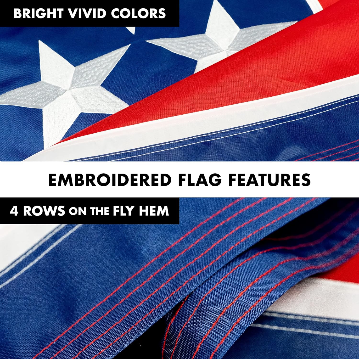 G128-6 Feet Spinning Flagpole (Black) Tennessee Flag Brass Grommets Embroidered 3x5 ft (Flag Included) Aluminum Flag Pole