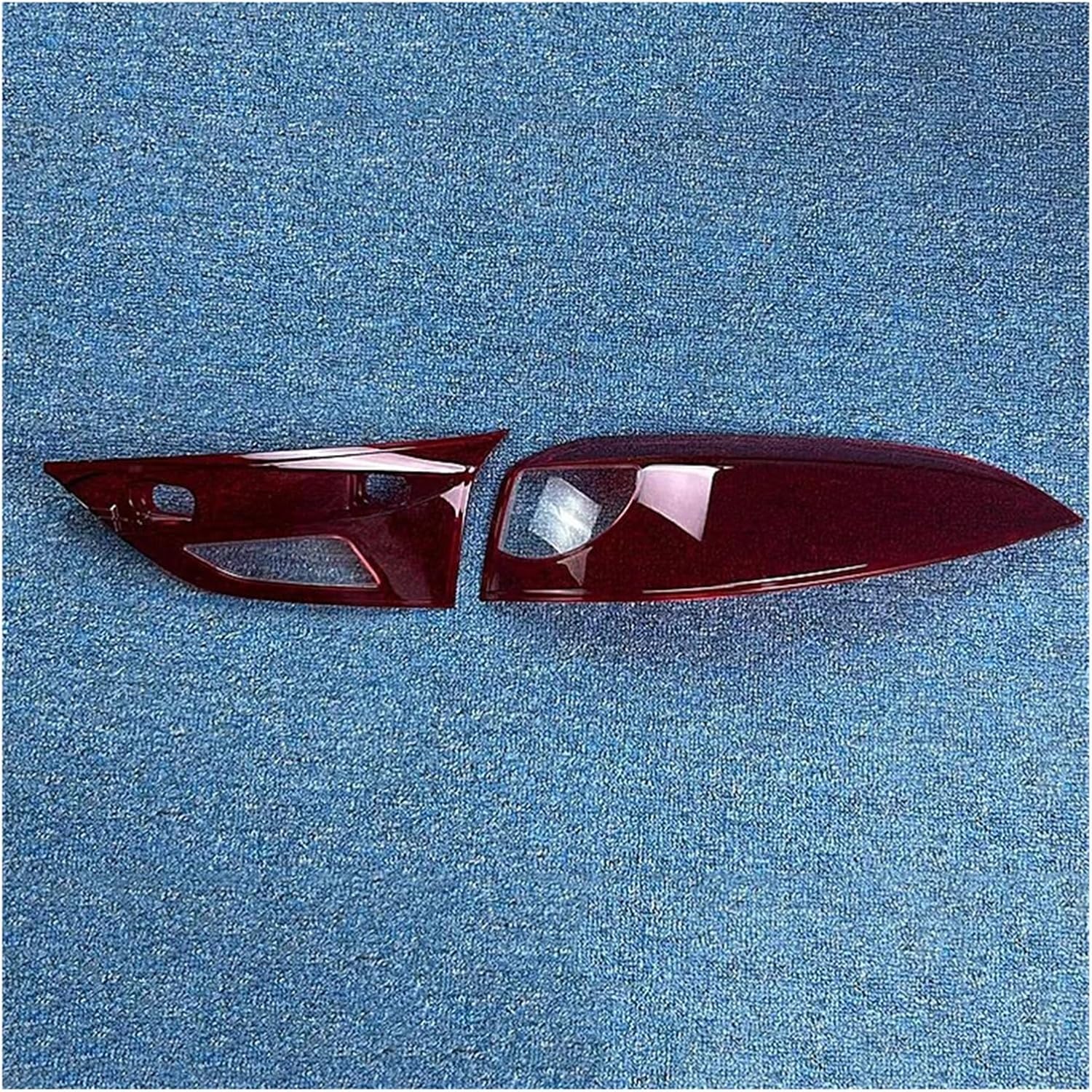 Auto Tail Lamp Light Case Compatible For Mazda CX-4 2014-2018 Car Rear Taillight Lens Cover Lampshade Glass Lampcover Caps Taillamp Shell(Inside A Pair)