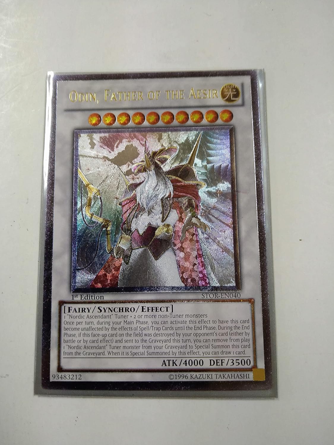 遊戯王 オーディン】PSA10]極神聖帝オーディン ホログラフィックレア