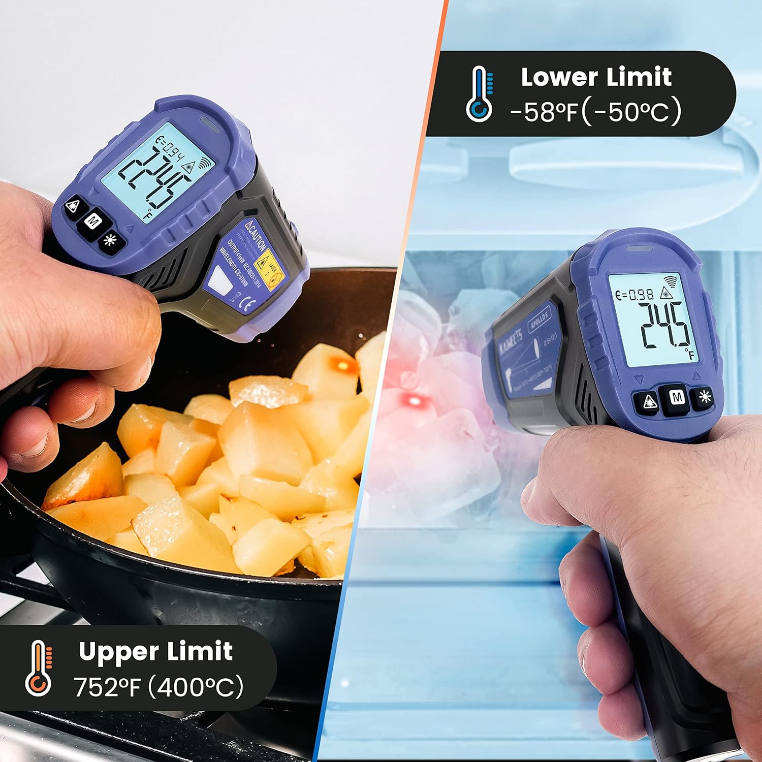 KAIWEETS Infrared Thermometer (NOT for Humans) NonContact Digital