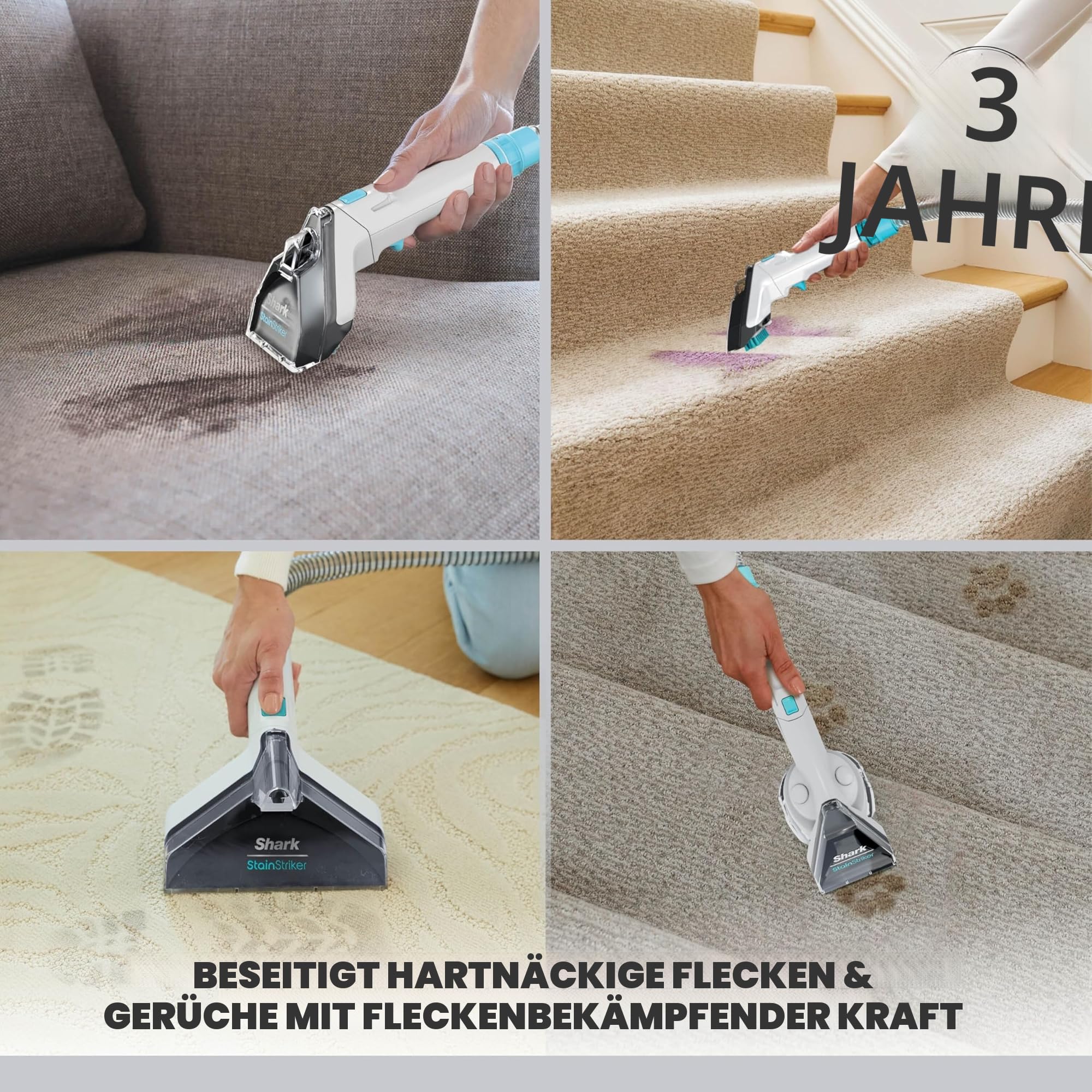 Shark PX200EUT StainStriker Fleckenreiniger mit 5 Aufsätze