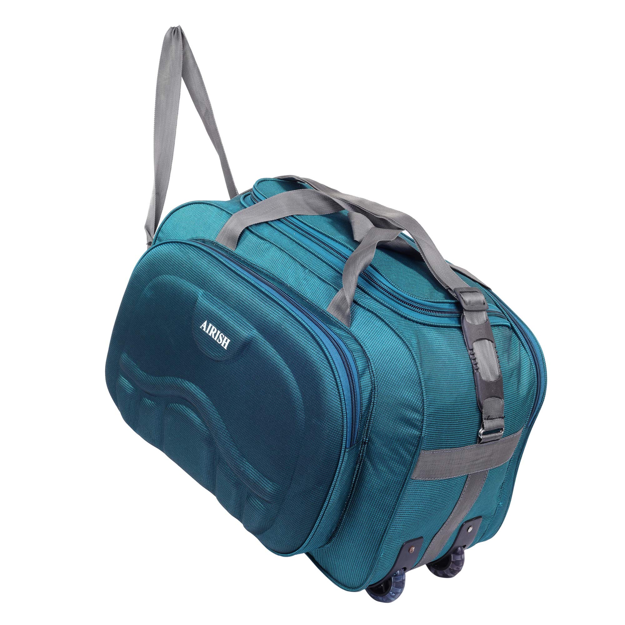 AirishPolyester 30 Cms Duffle Bag(Duffel bag_ Green-06)