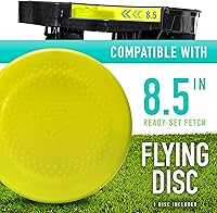 Vista 7 de Franklin Pet Supply Co. - Lanzador automático de discos para perros - Ready Set Fetch - Juguete lanzador portátil para perros - Funciona