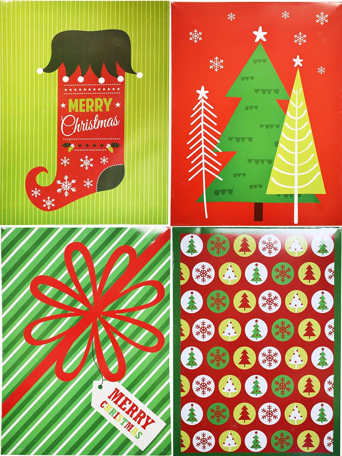 Alef Set of 8 Christmas Holiday Lingerie Boxes! Beautifully Patterned and Themed Gift Boxes (8)