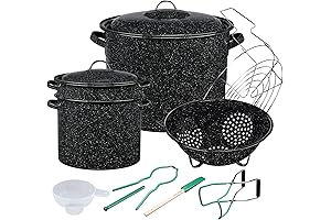 Granite Ware Enamel-on-Steel 12-Piece Canner Kit