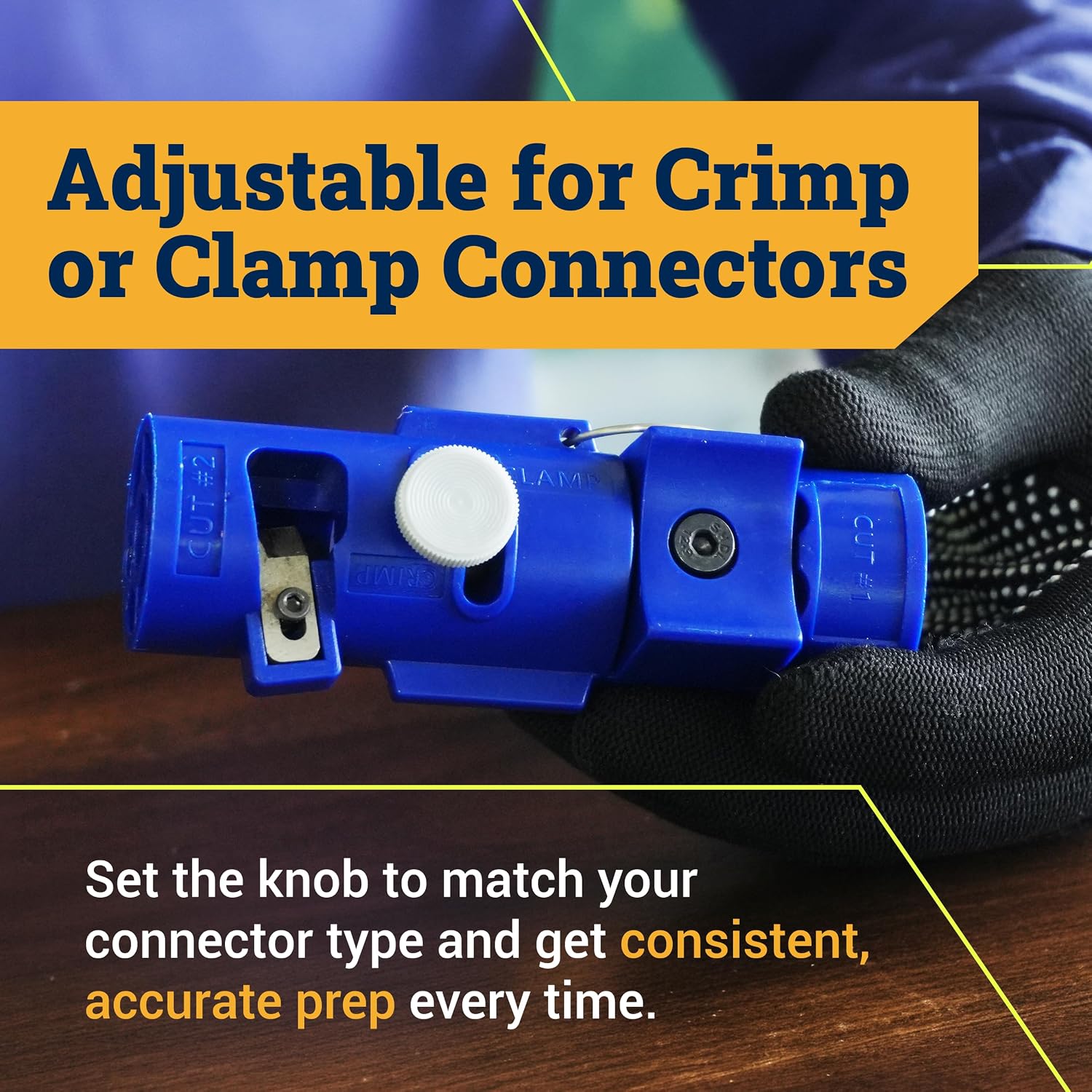 LMR400 Cable Prep Stripping Tool | All-In-One Coax Cable Stripper & Trimming Tool For 3/8" LMR 400 Coaxial Connector Preparation. For Use With Times Microwave Systems & Other Connectors