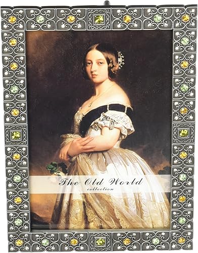 Marco con joyas ámbar/verde de 4 x 6 - Marco de fotos