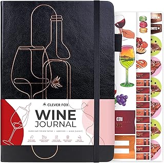 Clever Fox Wine Journal for Wine Tasting – Guided Wine Diary & Log Book ...