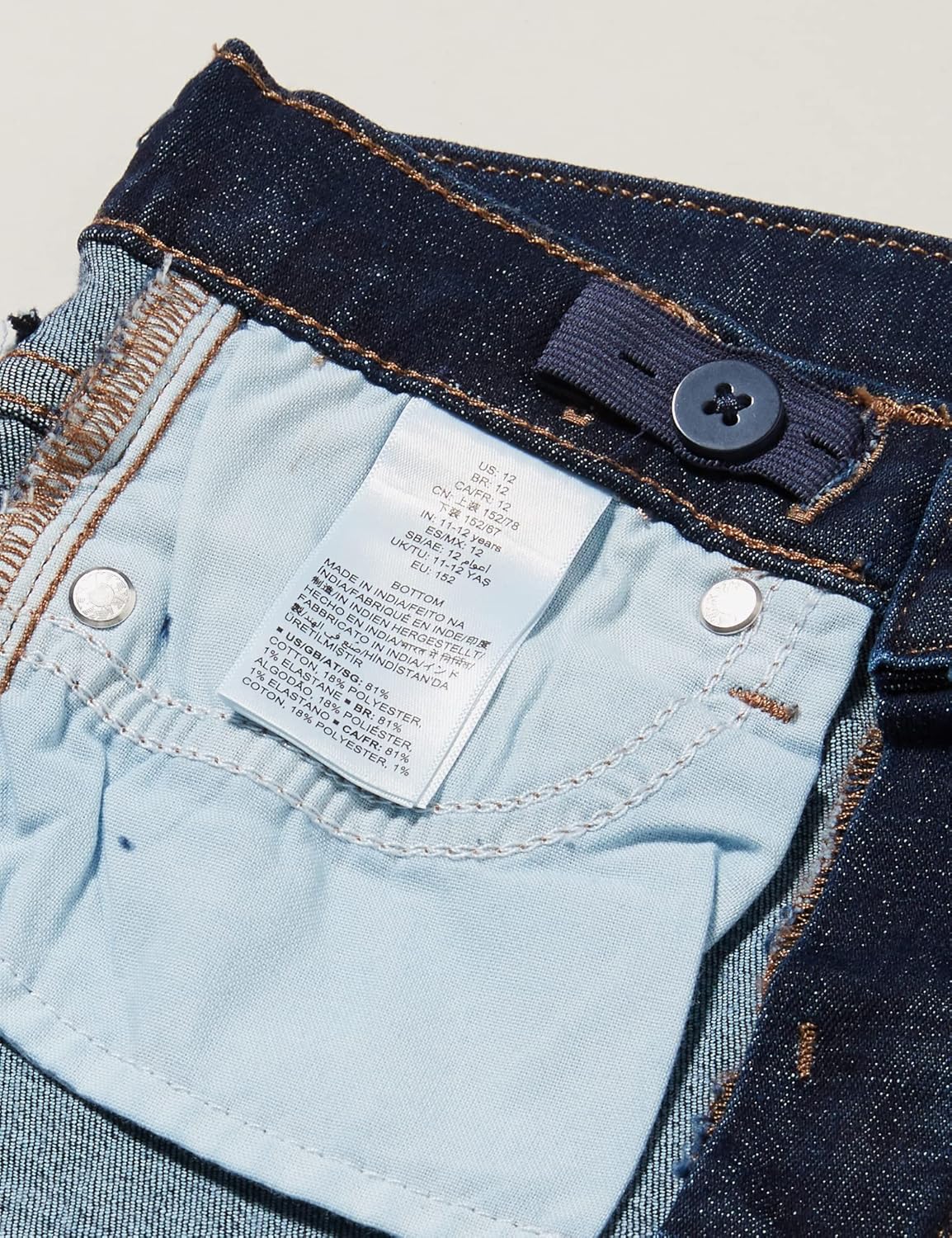 Amazon Essentials Outdoor Girls' Skinny Fit Stretch Jeans - Image 5