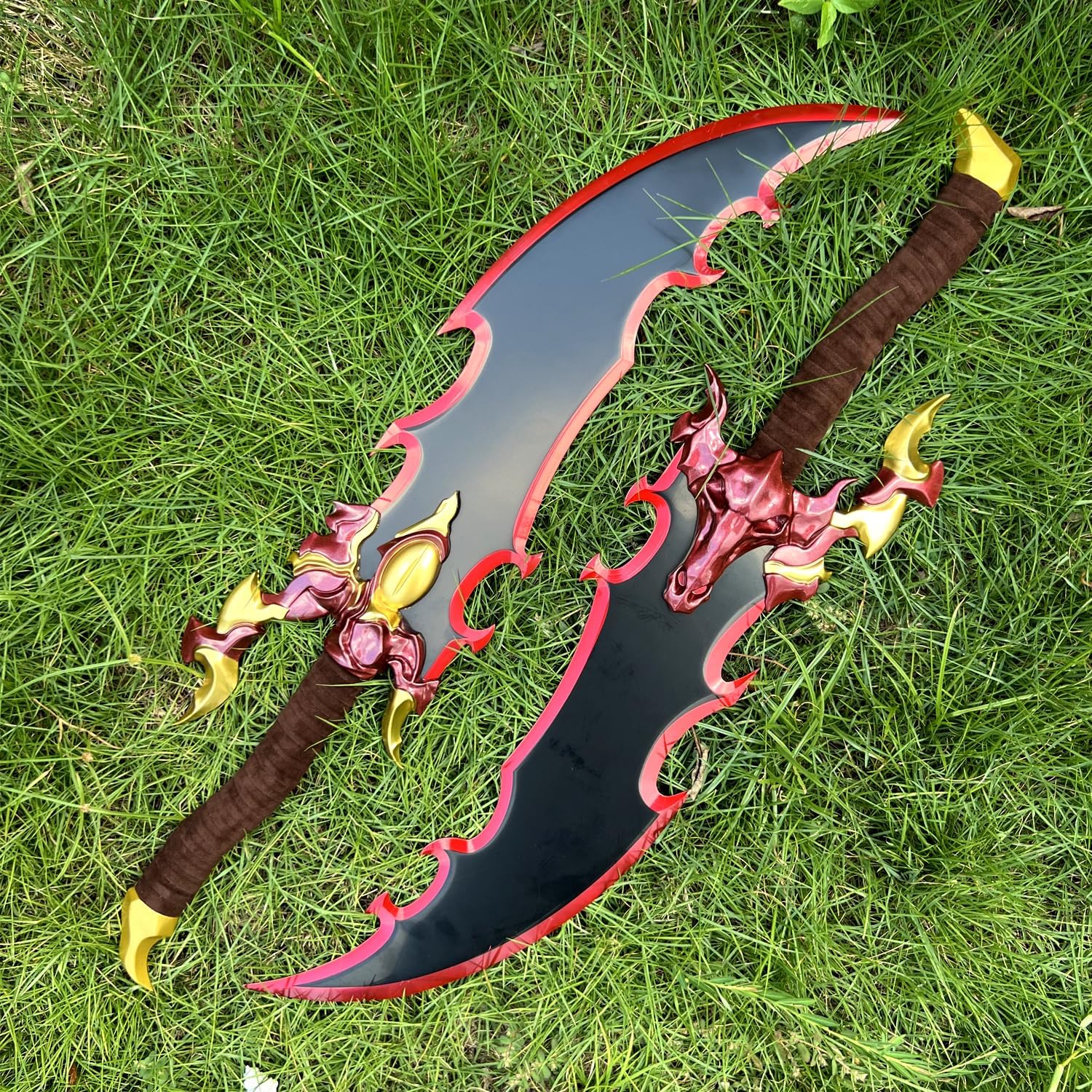 2pc Anime Soralion Metal Sword Set with Hanging Board Sung Jinwoo Cosplay Sword,for Role-Playing,Display,and Collection - Image 5