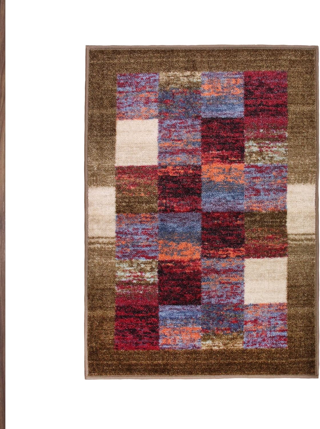 Superior Indoor Non-Slip Area Rug, Modern Home Floor Decor, Throw for Living Room, Bedroom, Office, Entryway, Kitchen, Dining, Foam Backed Rugs, Arona Collection - 10ft x 14ft, Multicolor