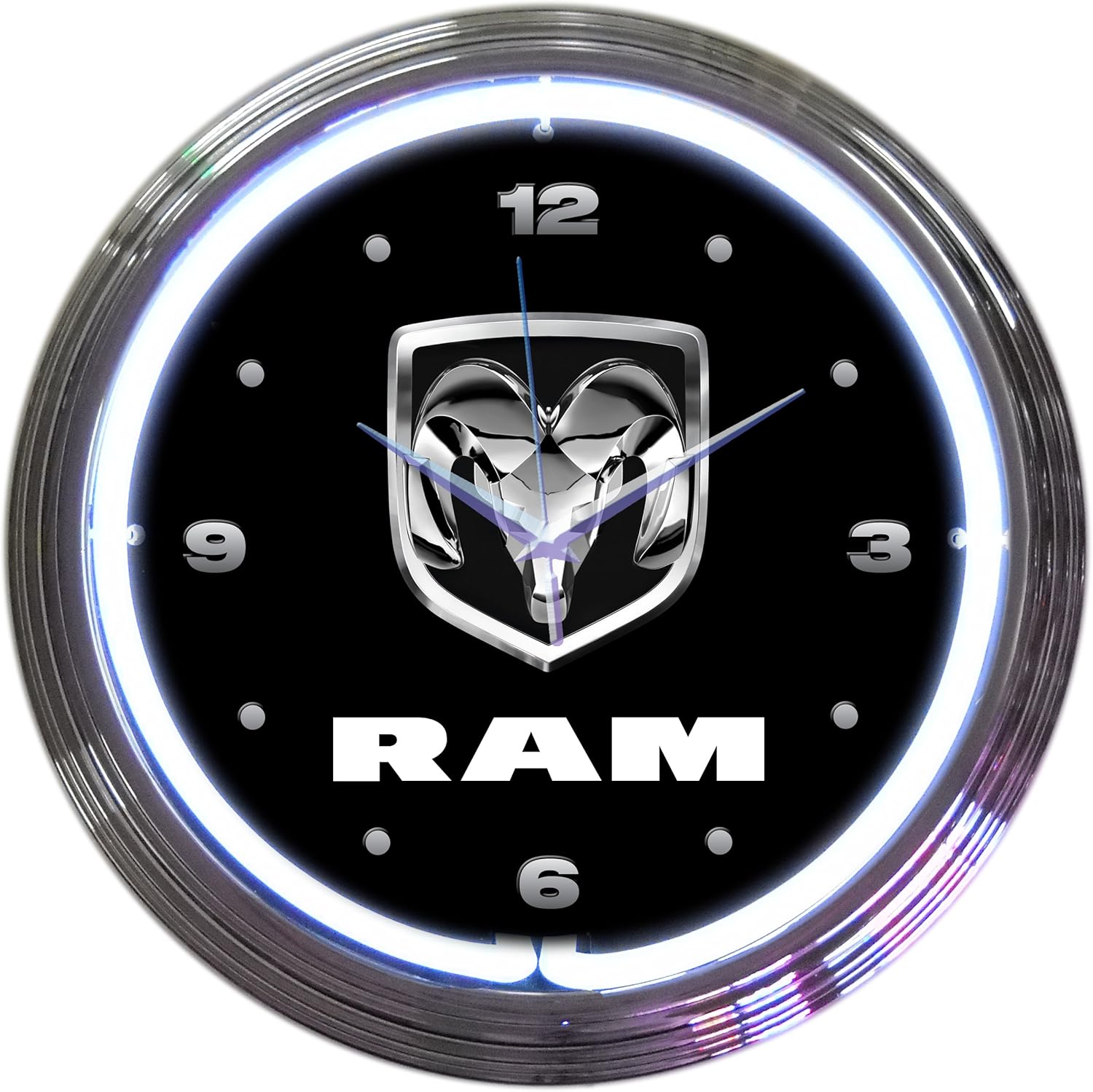 Ram Neon Clock