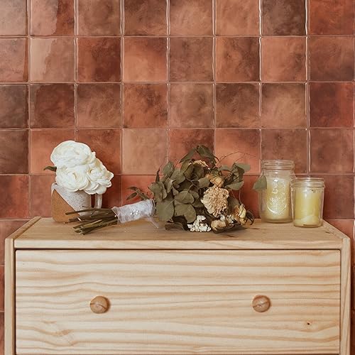 Miniatura 8 de SMART TILES - Protector contra salpicaduras autoadhesivo, 5 hojas de 9 x 9 pulgadas, azulejos adhesivos 3D tipo mosaico para cocina, baño y paredes