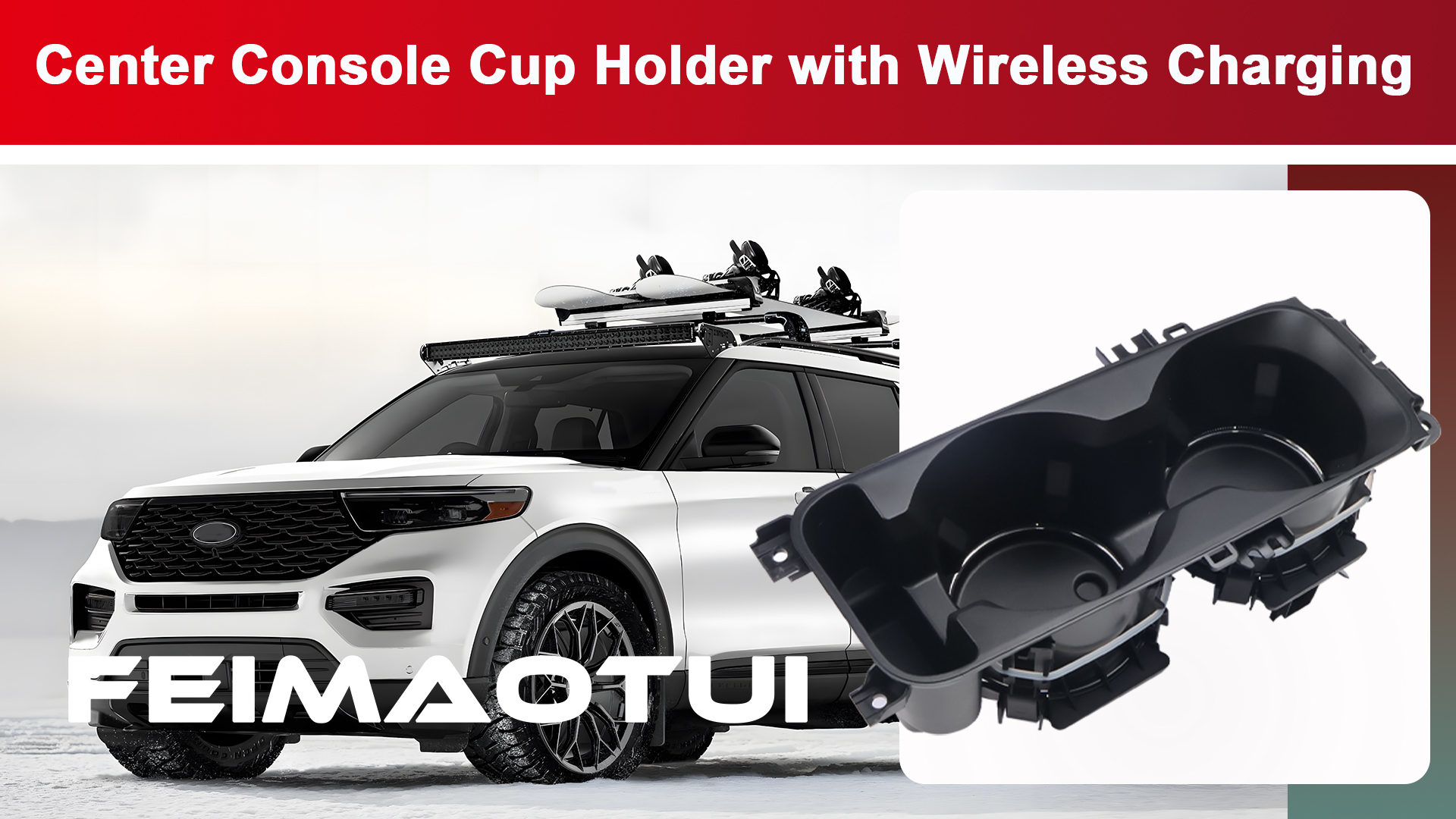 Amazon.com: FEIMAOTUI LB5Z-7813562-AB Center Console Cup Holder