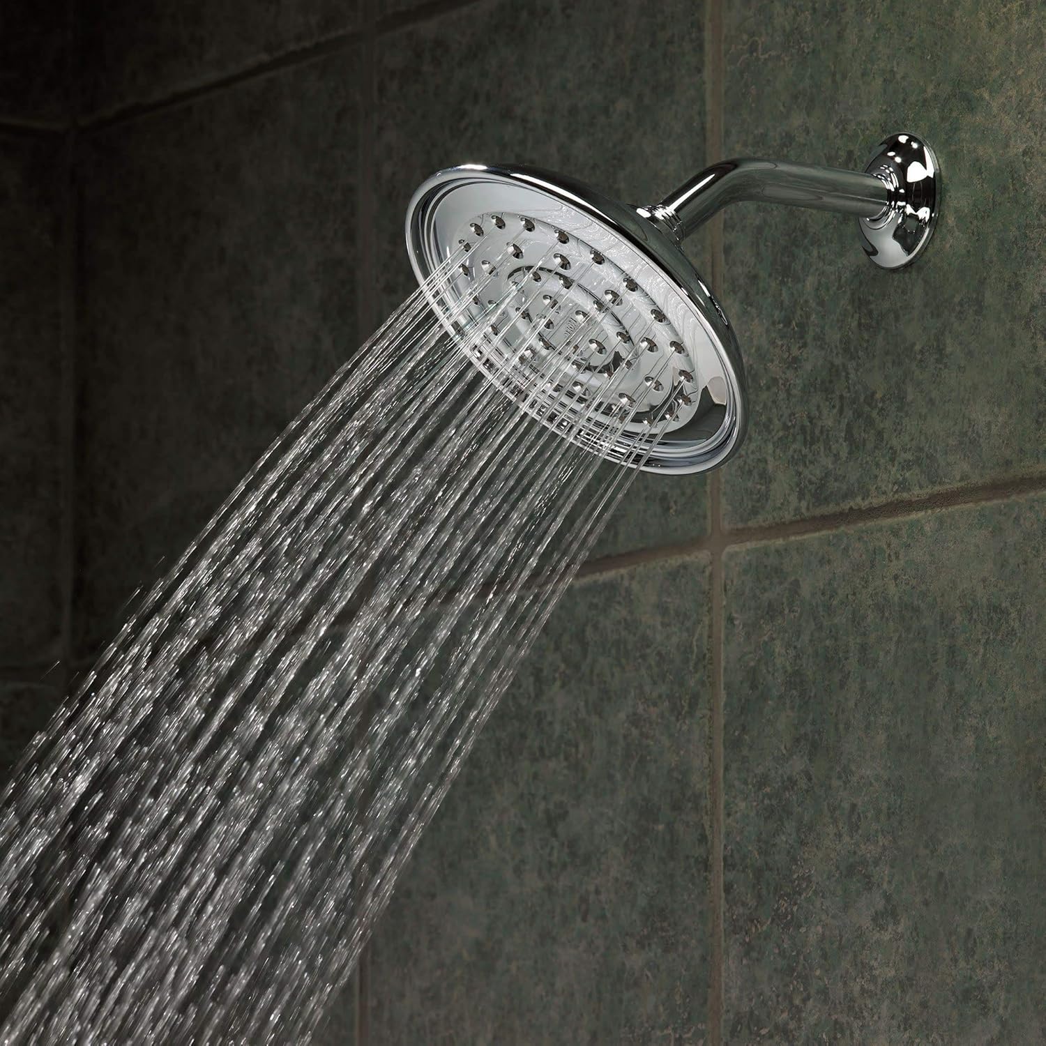 Free Shipping 🛒 Moen 21007 Vitalize 7-Inch Single Function Shower Head with Immersion Rainshower Technology, Chrome