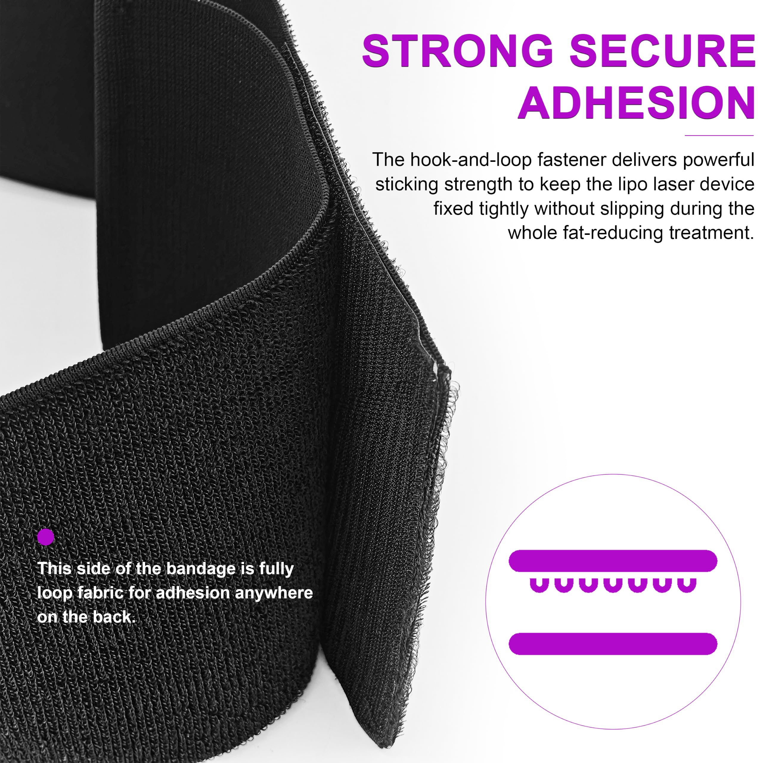 Elitzia Elastic Straps Bands for Beauty Device Bandage Bands Belt for Pads Body Straps Wraps for Slimming Fat Loss Beauty Machine High-Density Nylon Blend Spare Parts — Amazon image 5