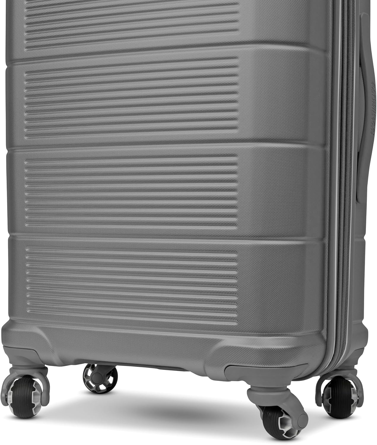 American Tourister Stratum 2.0 Expandable Hardside Luggage with Spinner Wheels, 2PC SET 20/24, Silver
