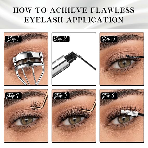 VEYESBEAUTY Lash Bond and Seal Waterproof 2 in 1 Cluster Lash Glue 7ml+7ml