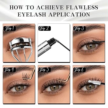 VEYESBEAUTY Lash Bond and Seal Waterproof 2 in 1 Cluster Lash Glue 7ml+7ml