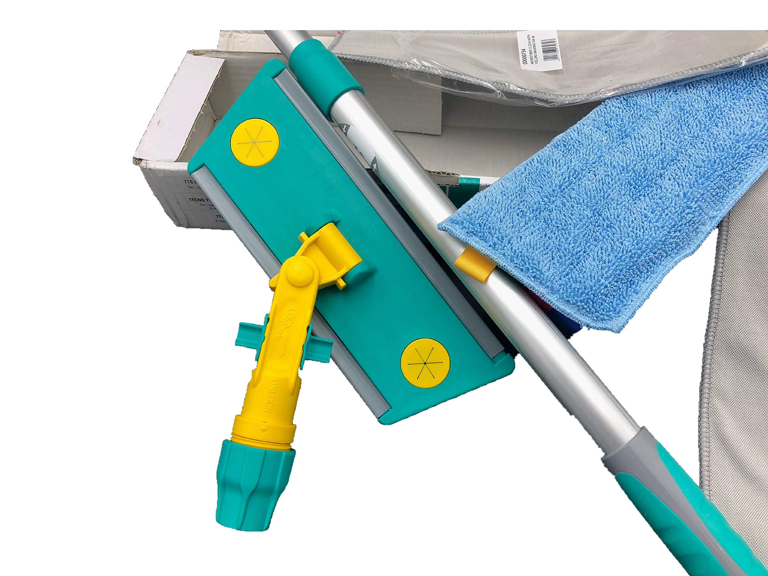 Kit Profesional de Limpieza de Cristales Clean Glass Kit Pro – Sistema Completo para Ventanas, Mamparas y Superficies Acristaladas – Uso Profesional y Doméstico
