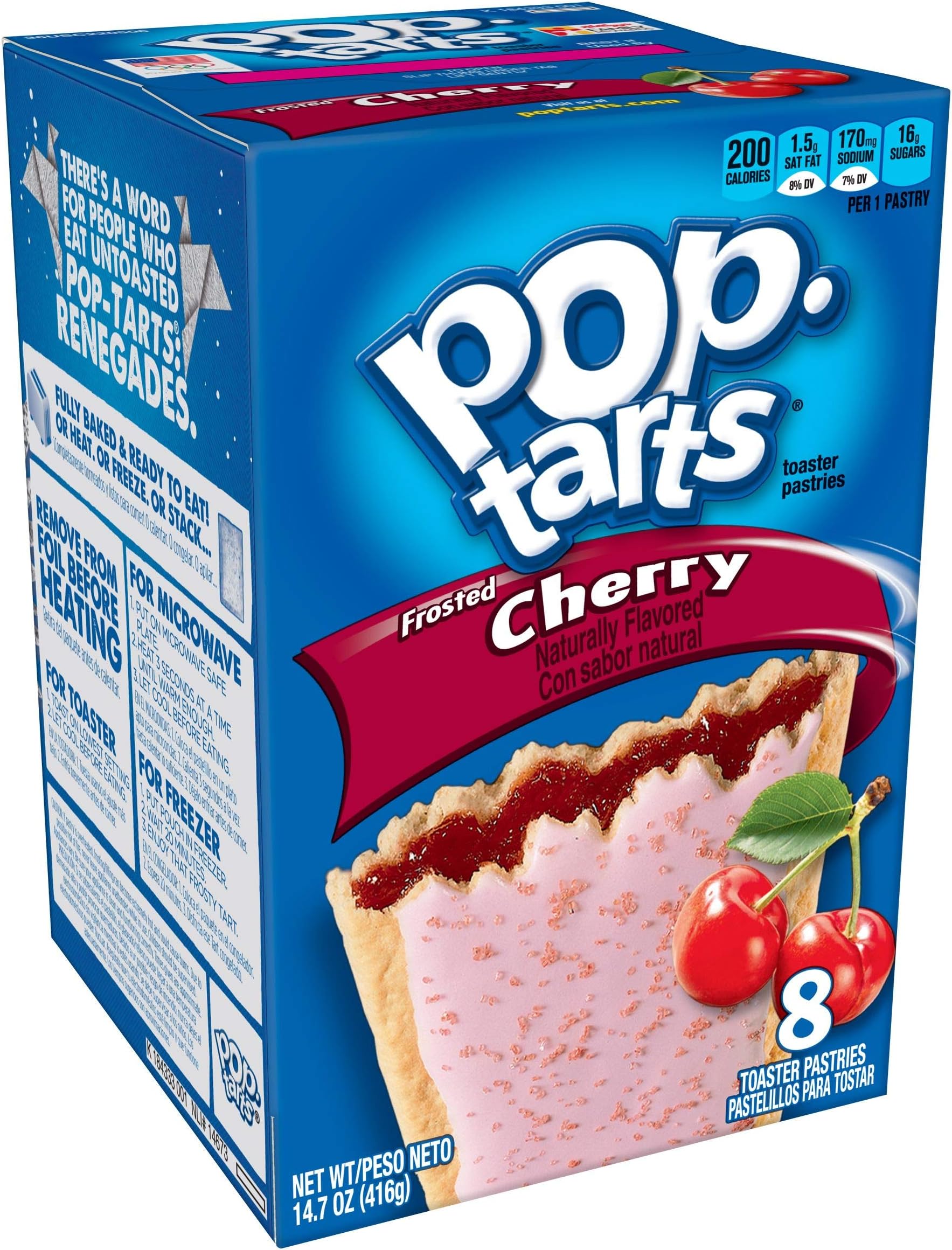 Kelloggs Pop Tarts, Cherry 416 grams