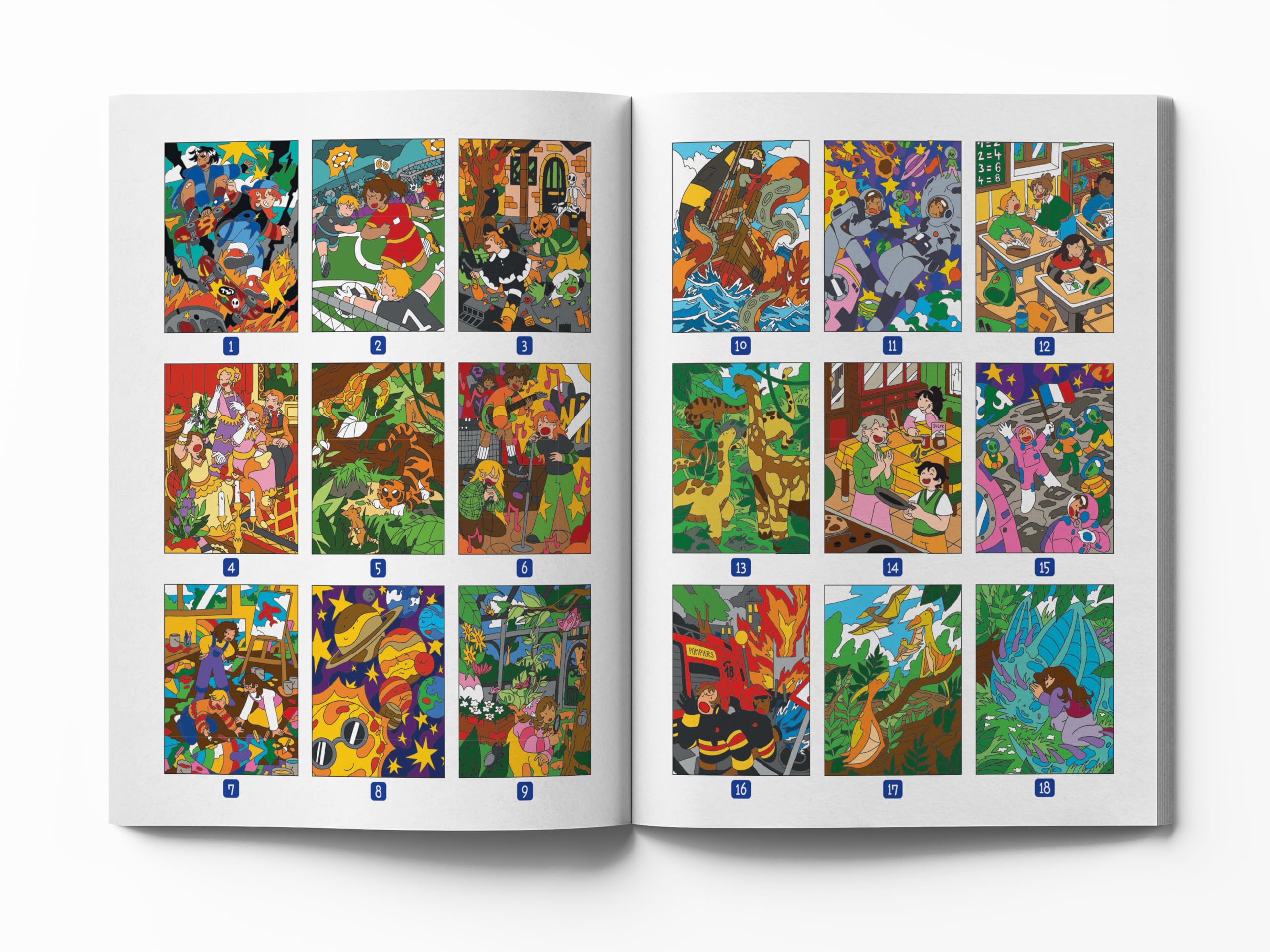 Mes 300 coloriages au numéro: Avec 1 crayon multi-mines offert