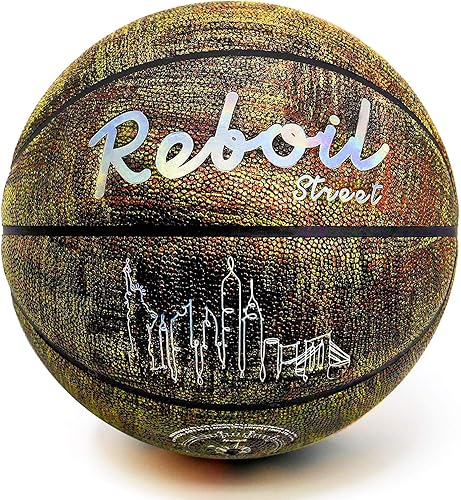 Miniatura 2 de REBOIL Premium Grip Basketball (Size 3 Toddlers, Size 4 Kids, Size 5 Youth, Size 6 Women, Size 7 Adult)