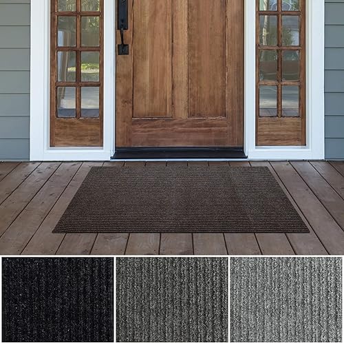 Miniatura 7 de Alfombra de corredor iCustomRug para interioresexteriores, muchos tamaños disponibles, Marrón