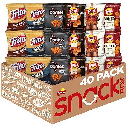 Frito Lay Backyard Barbecue Mix Variety Pack, 3.46 Pounds, (Pack of 40) - Backyard BBQ Mix - 40 Count (Pack of 1)