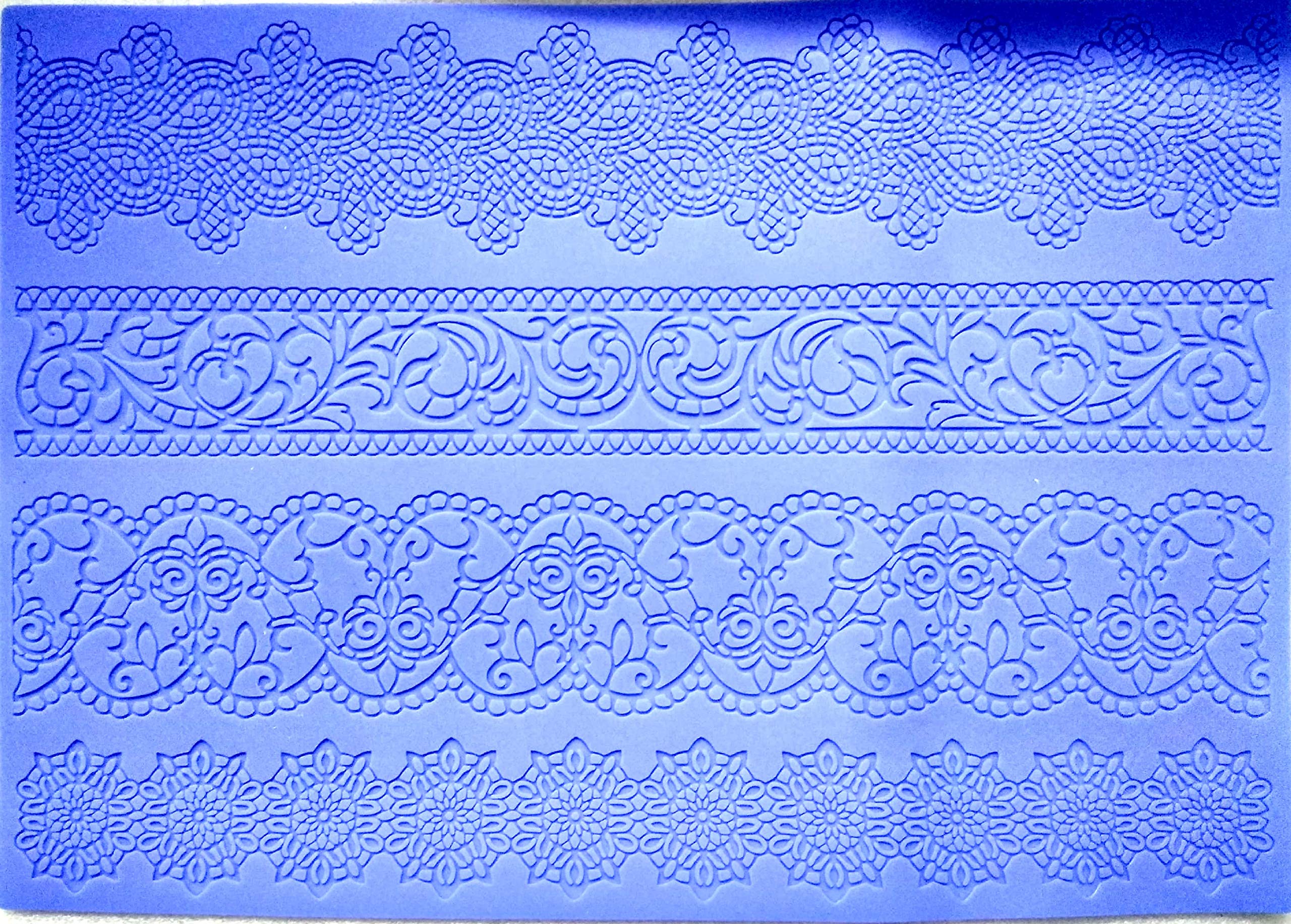 Cake Decor Silicone Cake Border Lace Mould Fondant Moulds Cake Decorative Silicone Lace Mat Cake Decorating Tools Baking Mat-image-21