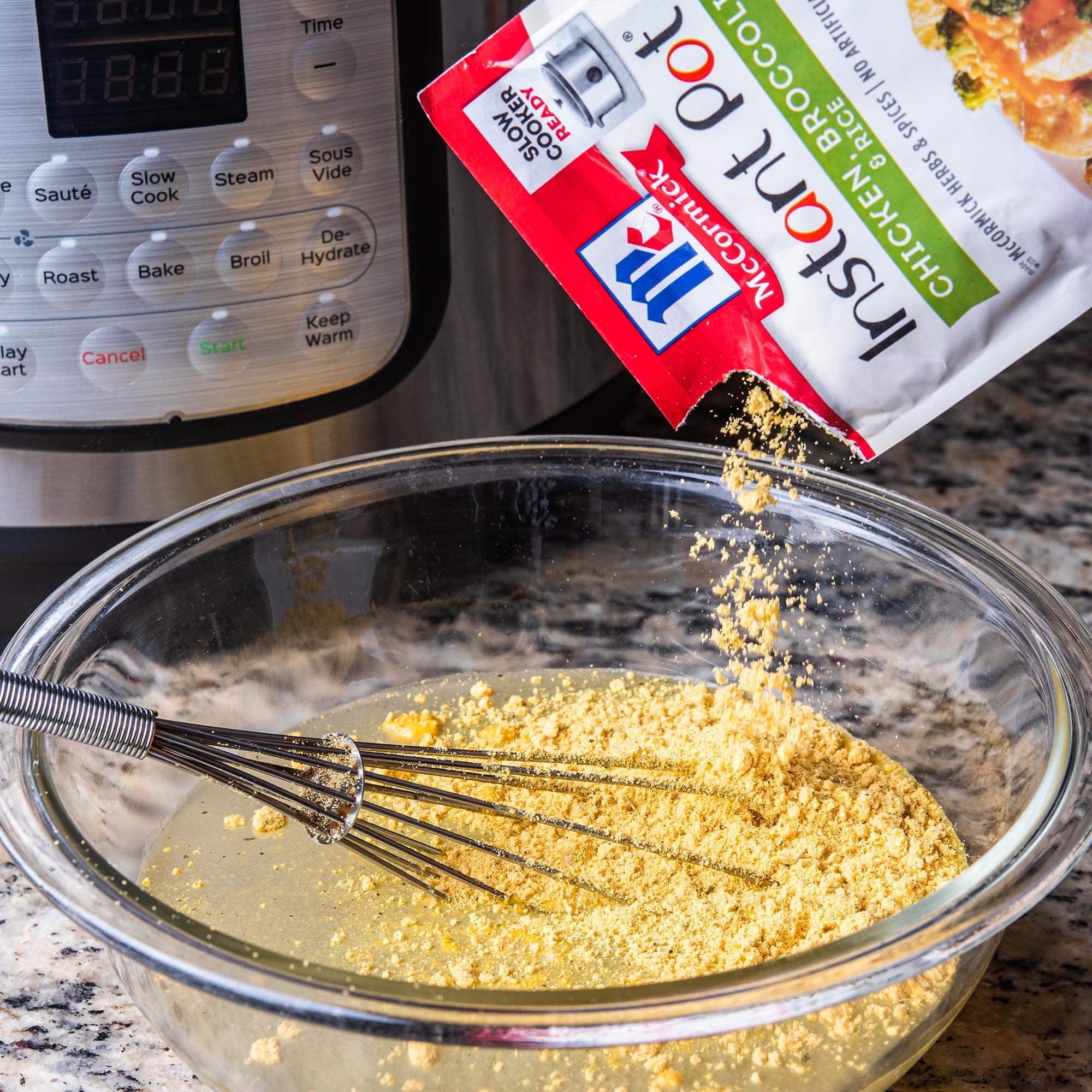 mccormick instant pot chicken broccoli & rice