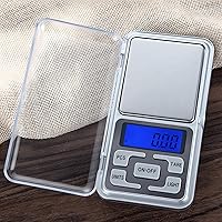 Vista 1 de Báscula digital de bolsillo para joyería de 10.58 oz, 0.00 oz, precisión con pantalla LCD retroiluminada, báscula portátil de mini gramos, pequeña