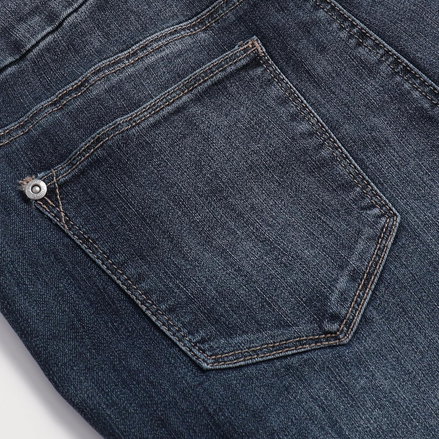 Women's High Waisted Stretch Sequins Skinny Fit Straight Wide Leg Denim Jeans with Pockets