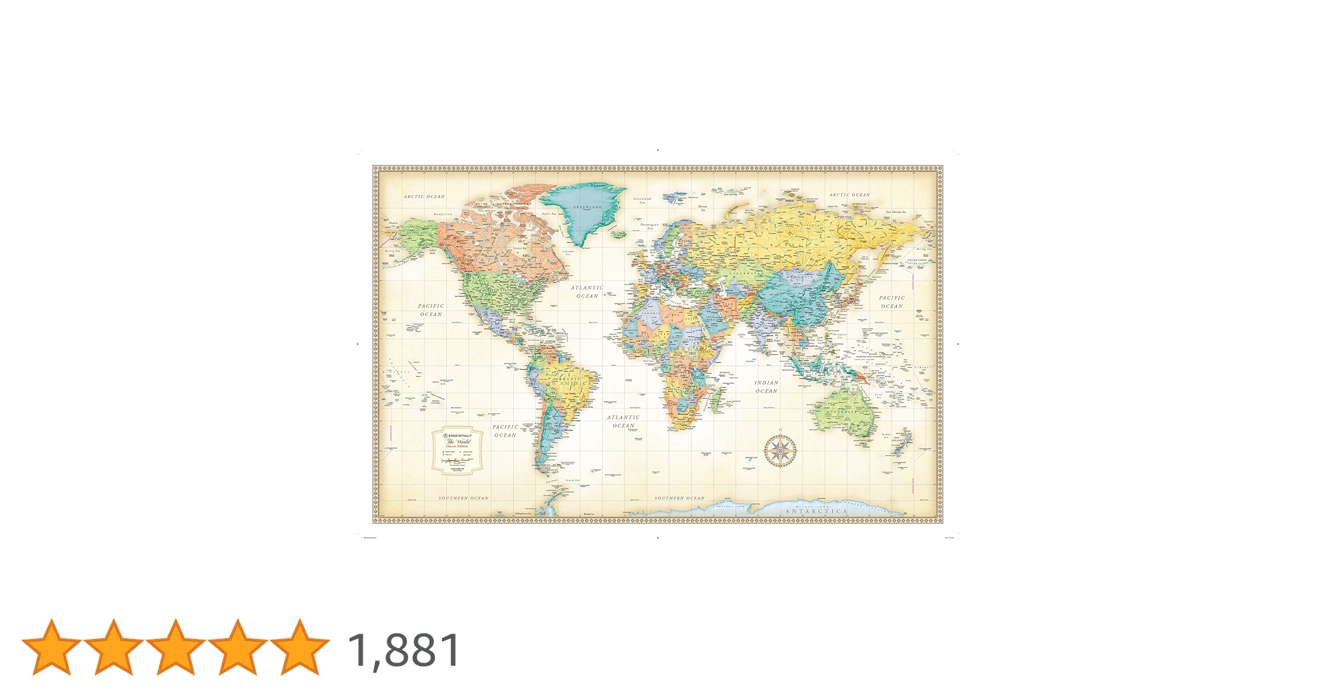希少】RAND McNALLY 月の地図　ポスター 希少】RAND McNALLY 月の地図 ポスター - メルカリ