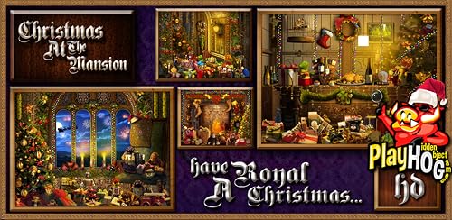 #100 — Christmas at the Mansion - Find Hidden Object Game [PC Download]