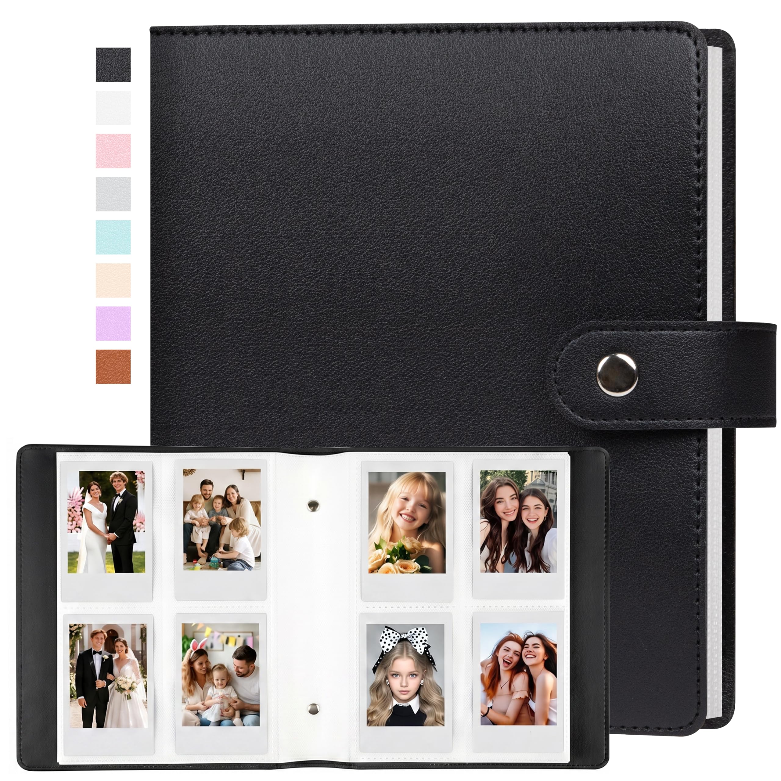 320-Pocket Keepsake Album for Instax Mini and Polaroid 2x3' Photos, Black