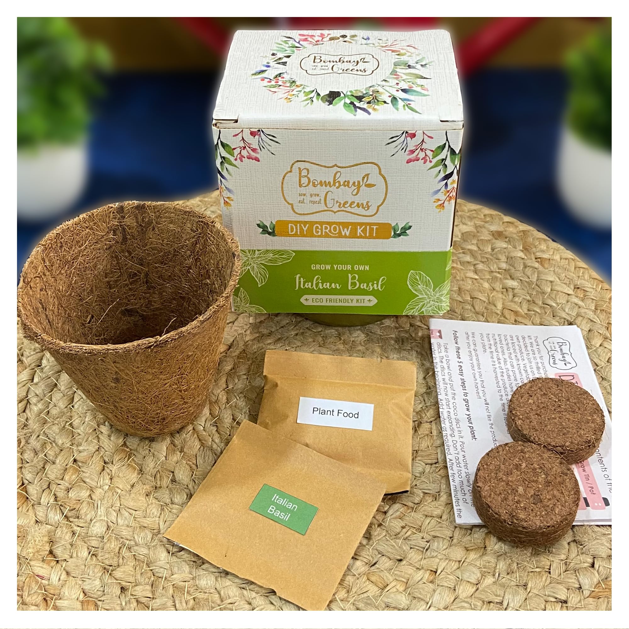 See full amazon price history chart for Bombay Greens Sow in a Coir Pot Starting Gardening Grow Kit - Italian Basil Seeds Bombay Greens Sow in a Coir Pot Starting Gardening Grow Kit - Italian Basil Seeds (B09GFGCR4S) Amazon Price History, Amazon Price Tracker