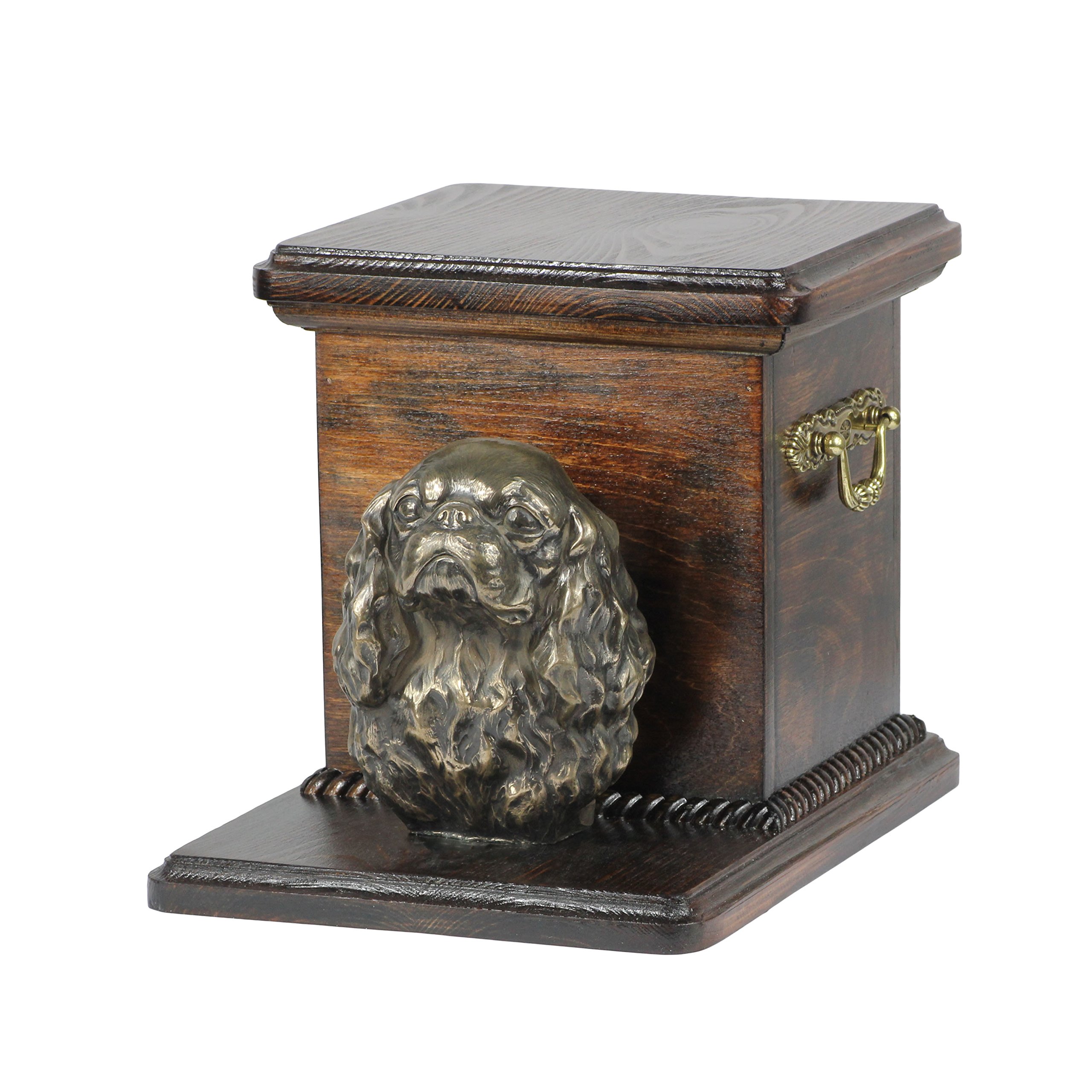 Urne funéraire chien Cavalier King Charles souvenir mémorial Art-Dog