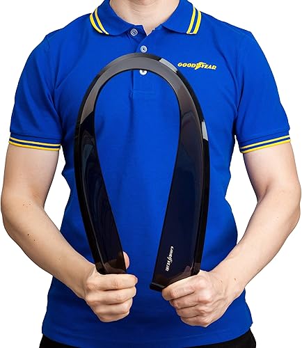 Miniatura 3 de Goodyear Deflectores de ventana inastillables en el canal para Chevrolet (Chevy) Equinox 2018-2024, protectores de lluvia, viseras de ventana para