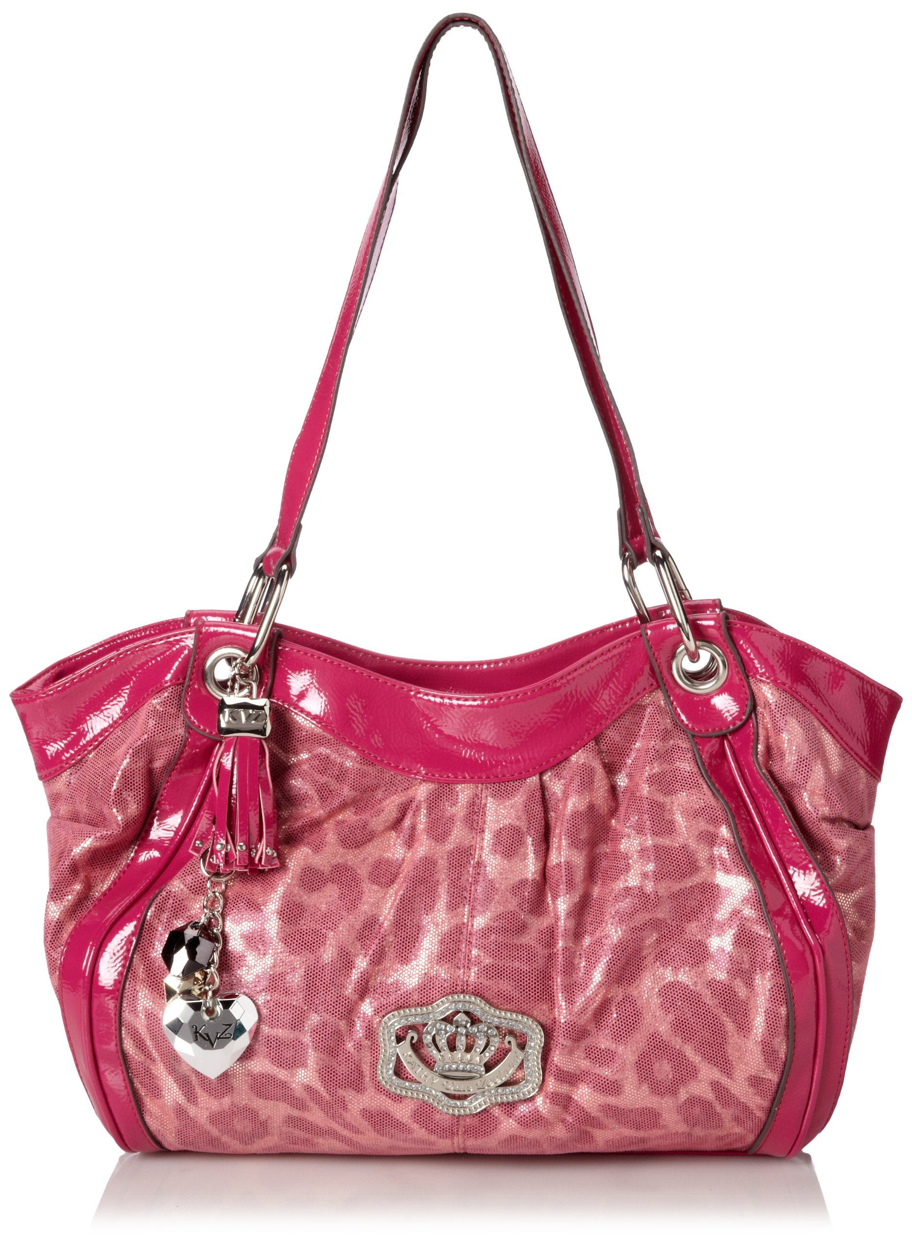 KATHY Van Zeeland Crown Royale Magnetic Lock Shoulder Bag