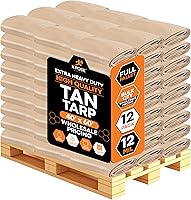 Vista 136 de Xpose Safety Lona protectora de polietileno plateado resistente de 5 x 7 pies - Funda protectora multiusos - Duradera, resistente al agua