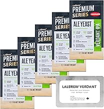 LalBrew Verdant IPA Brewing Yeast (5 Pack) - Make Beer at Home - 11 g Sachets - Saccharomyces cerevisiae - Sold by CAPYBARA Distributors Inc.