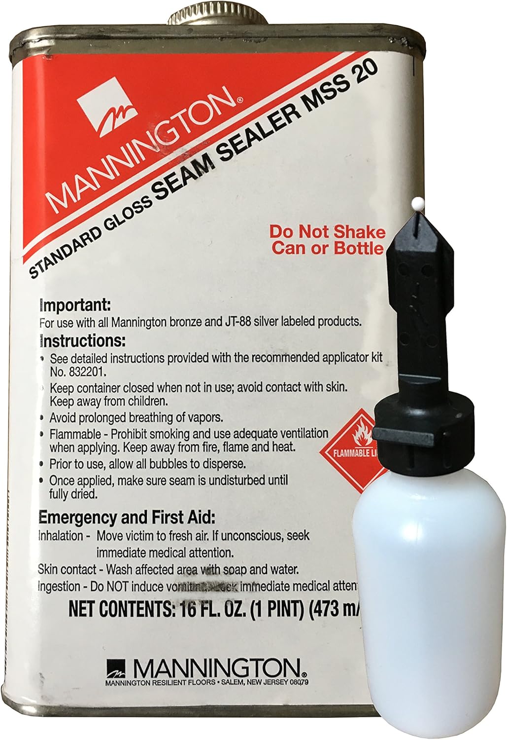 Mannington MSS 20 Standard Gloss Vinyl Flooring Seam Sealer Kit (1 Pint